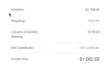 Beefcake Racing coupon verification screenshot