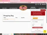 Beef Jerky coupon verification screenshot