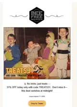 TREATS31 coupon verification screenshot