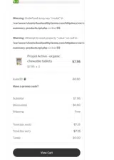 kylee10 coupon verification screenshot