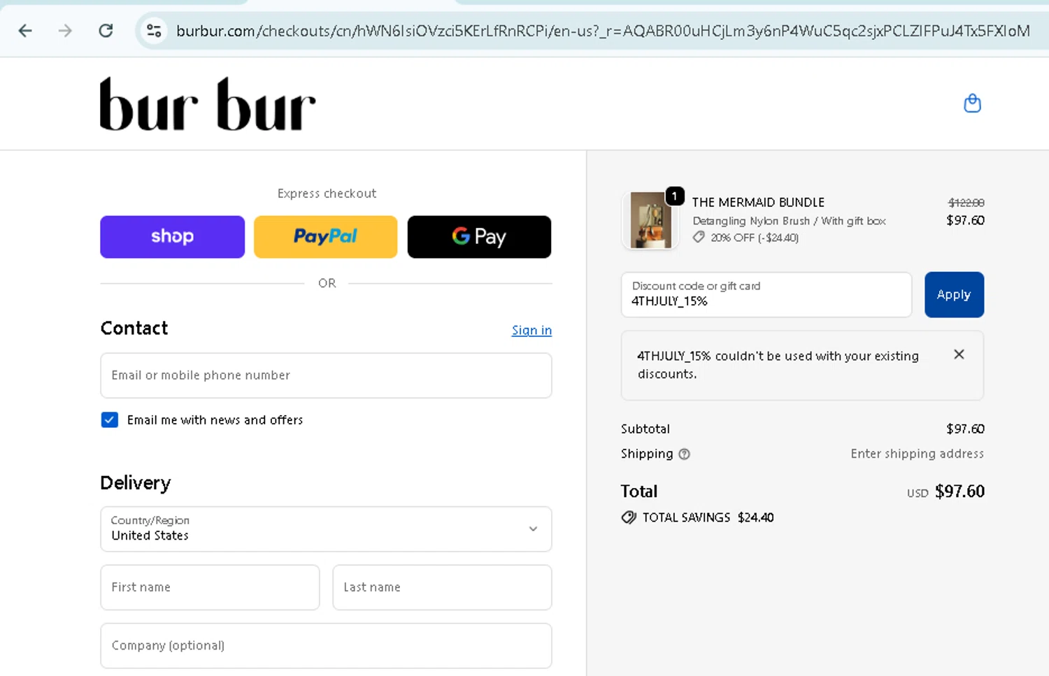 Beehiiv promo code screenshot showing code WR25 applied at Beehiiv checkout page. Uploaded by SimplyCodes community member TokenMonarch796 on Dec 11, 2025