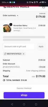 BESTOFSTATE23 coupon verification screenshot