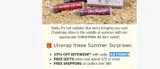 JULYSANTA coupon verification screenshot