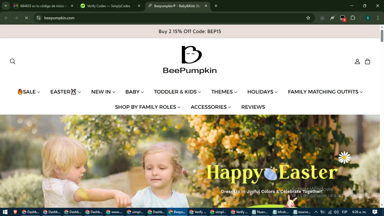 Beepumpkin coupon code screenshot showing code lucky18 applied at Beepumpkin checkout page. Uploaded by SimplyCodes community member ShrewdAce7935 on Mar 18, 2025