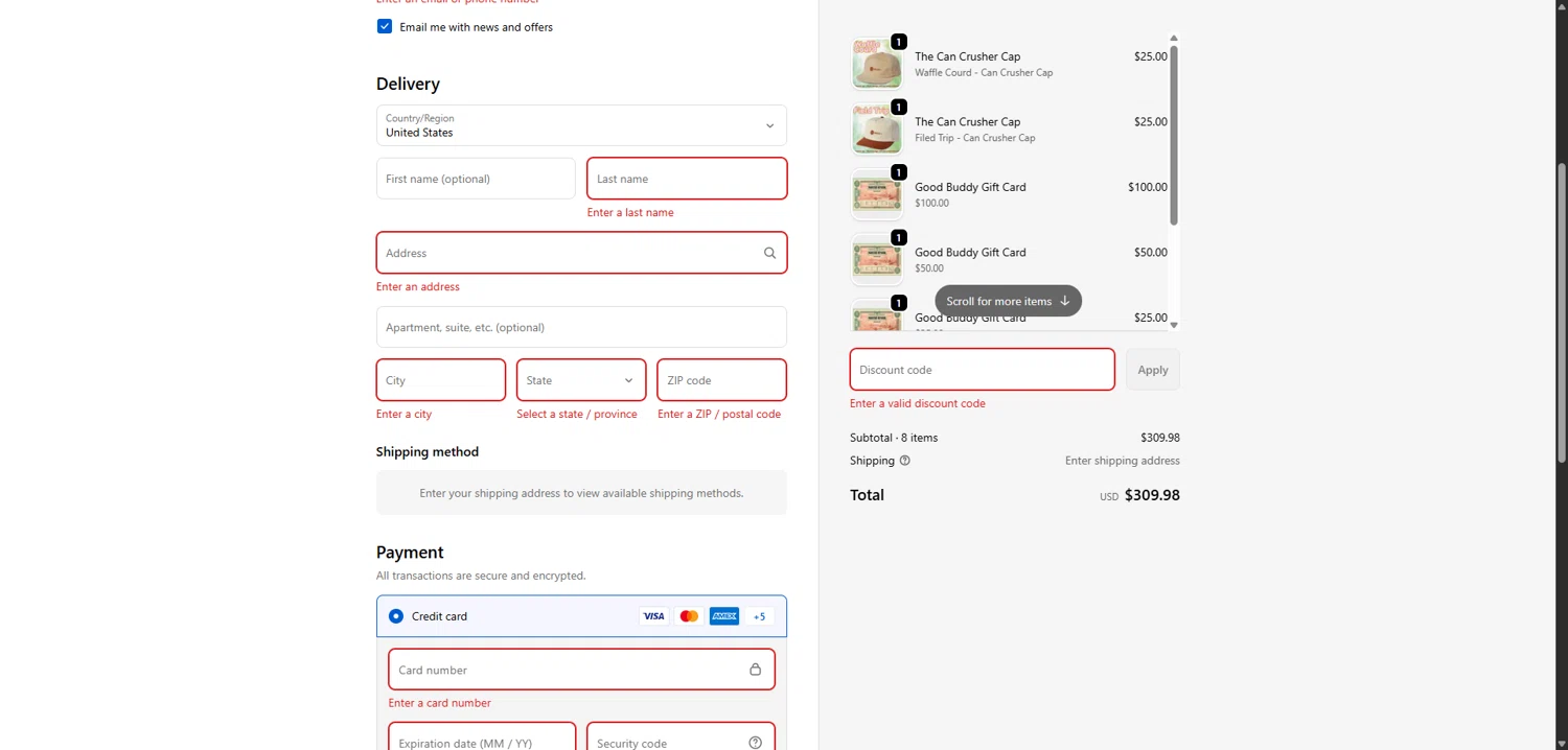 Beer Darts coupon code screenshot showing code BUNDLL-LN8NDC applied at Beer Darts checkout page. Uploaded by SimplyCodes community member QuestLynx5304 on Dec 12, 2025