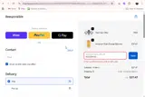 HOLIDAY20 coupon verification screenshot