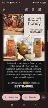 BESTBARREL coupon verification screenshot