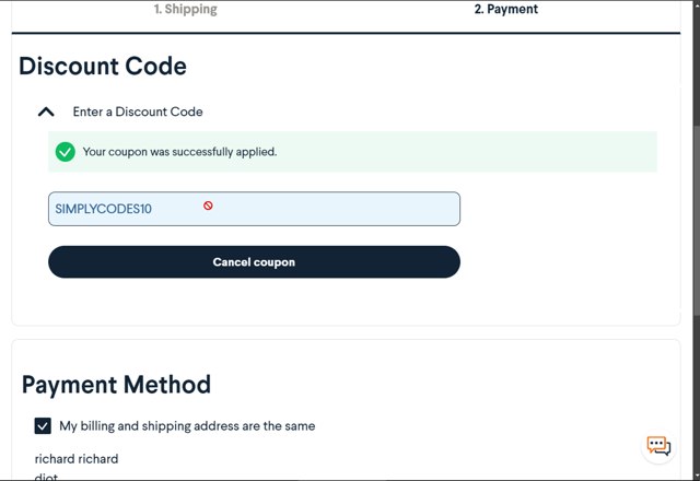Befitting checkout page showing Befitting promo code box | Screenshot taken by SimplyCodes community member on Sep 11, 2024