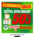 BOTN50 coupon verification screenshot