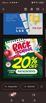 BACK2SCHOOL coupon verification screenshot
