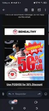 Posh50 coupon verification screenshot
