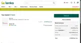 Be Lenka coupon verification screenshot