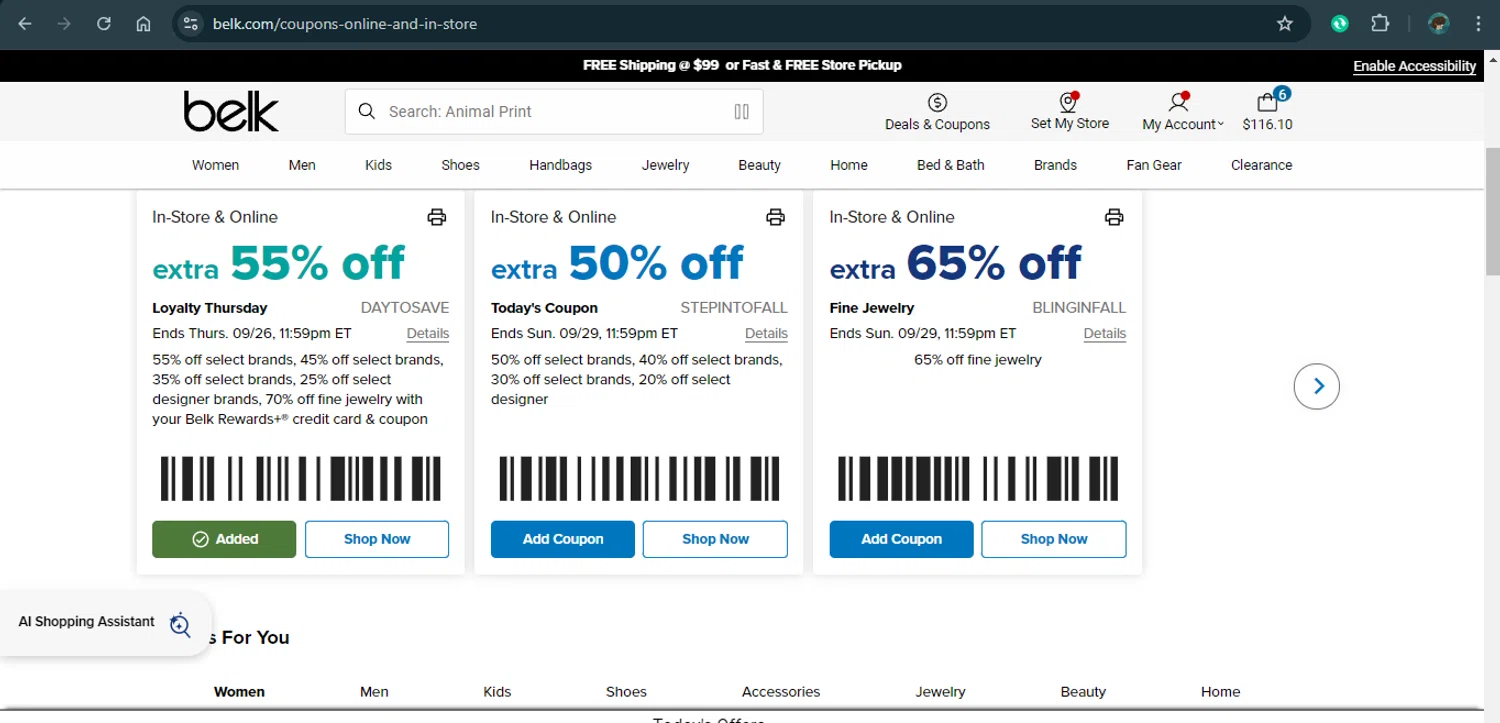 Belk Coupons 65 Off November 2024