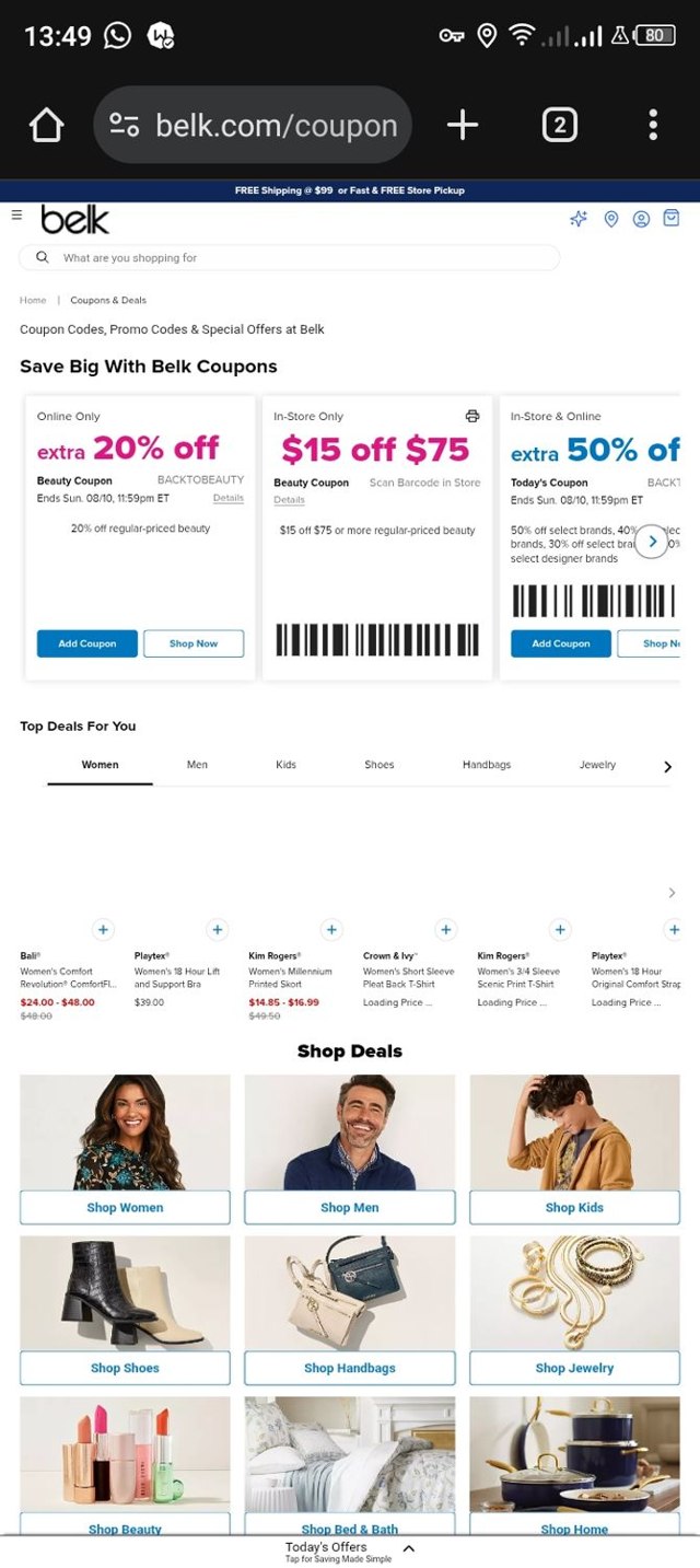 Belk Discount Codes 65 Off (9 Verified) Sep 2025