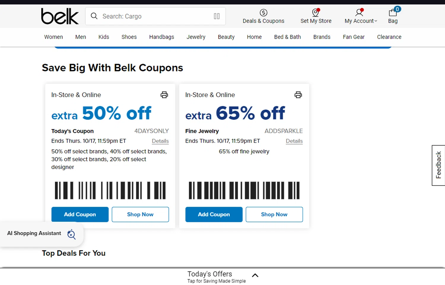 Belk Coupons & Black Friday 2024 Deals 55 Off