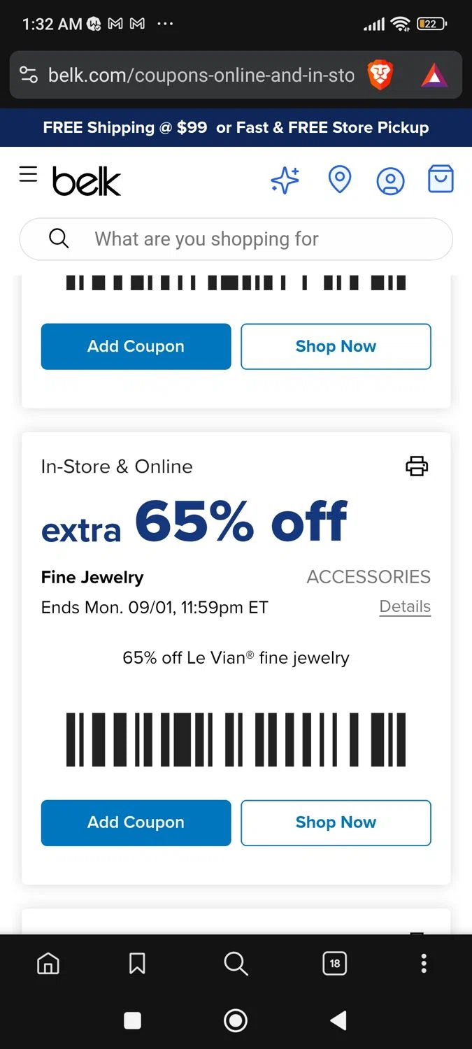 Belk coupon code screenshot showing code STACKSAVINGS applied at Belk checkout page. Uploaded by SimplyCodes community member josegarcia6 on Aug 25, 2025