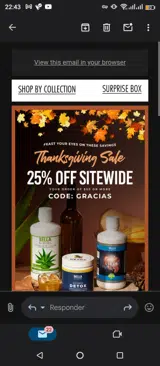 Gracias coupon verification screenshot