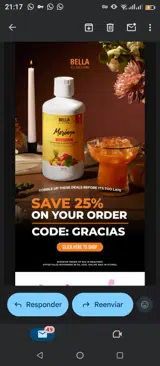 Gracias coupon verification screenshot