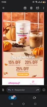 Bella15 coupon verification screenshot