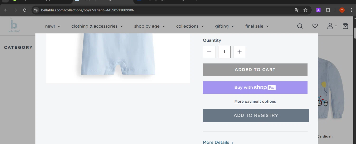 Bella Bliss promo code screenshot showing code DAYLIGHT applied at Bella Bliss checkout page. Uploaded by SimplyCodes community member CrownTiger7501 on Apr 2, 2025