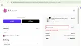 Bella Bridesmaids coupon verification screenshot