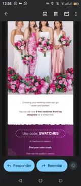 Bella Bridesmaids coupon verification screenshot