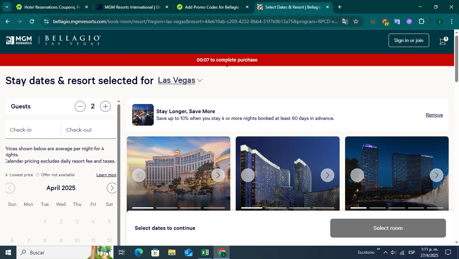 Bellagio coupon code screenshot showing code TLOSF applied at Bellagio checkout page. Uploaded by SimplyCodes community member jorvitjose on Apr 27, 2025