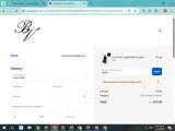 Bella Venice coupon verification screenshot