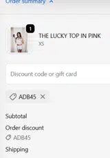 Bella Venice coupon verification screenshot