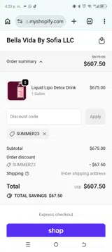 summer23 coupon verification screenshot