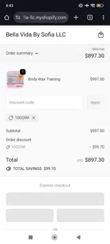 10GOWI coupon verification screenshot