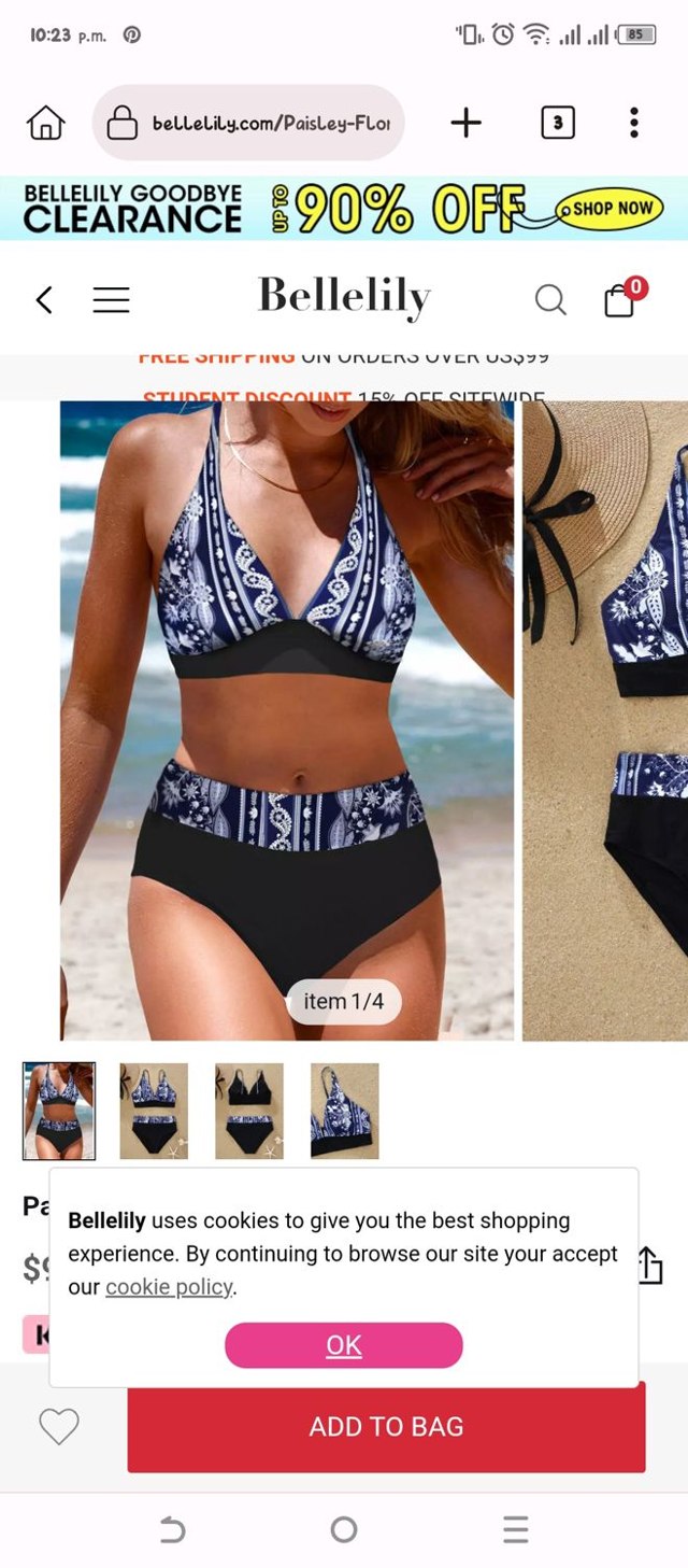 Bellelily checkout page showing Bellelily coupon code box | Screenshot taken by SimplyCodes community member on Dec 31, 2024