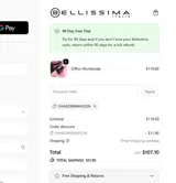 SHARONNMAISON coupon verification screenshot