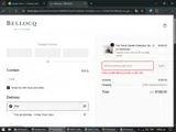 Bellocq Tea coupon verification screenshot
