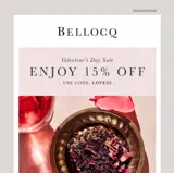 Bellocq Tea coupon verification screenshot