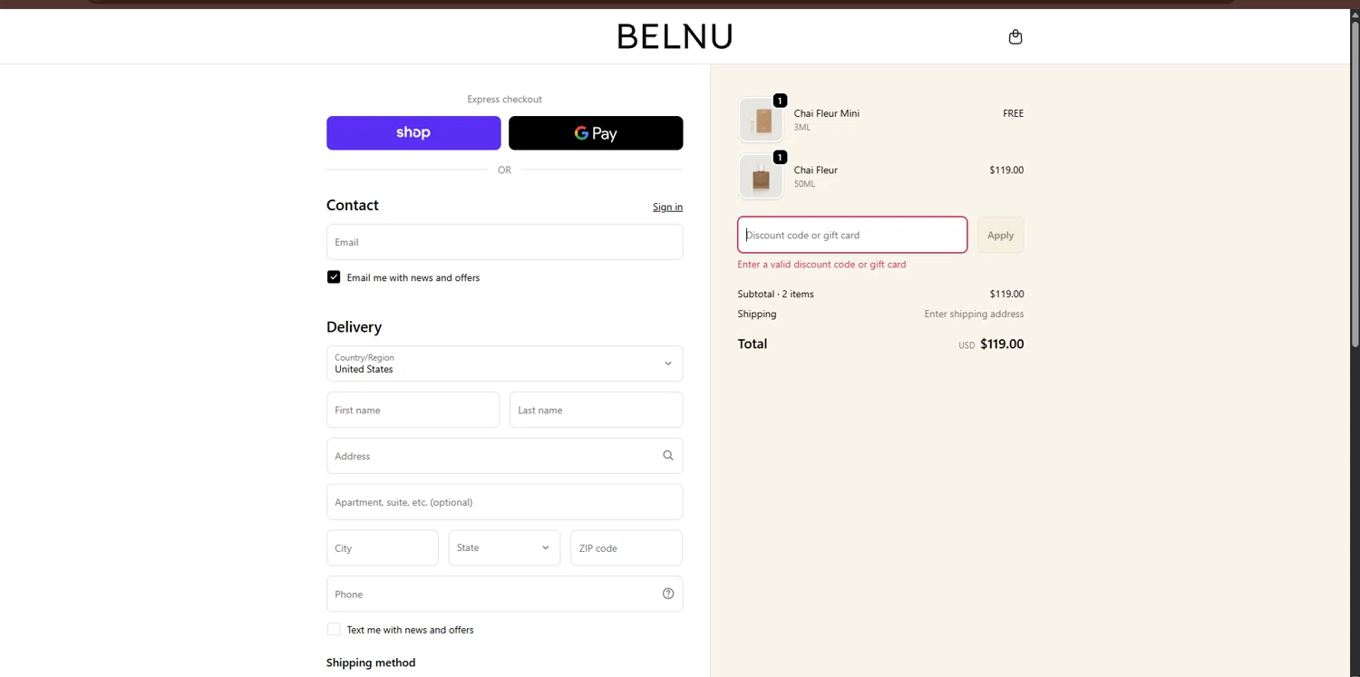 Belnu promo code screenshot showing code innercircle20 applied at Belnu checkout page. Uploaded by SimplyCodes community member ValueGenius9720 on Nov 29, 2025