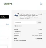 Belord coupon verification screenshot