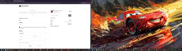 Belstaff checkout page showing Belstaff promo code box | Screenshot taken by SimplyCodes community member on Jun 21, 2025