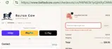 Belted Cow coupon verification screenshot
