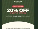 Belted Cow coupon verification screenshot