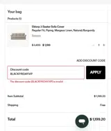 BLACKFRIDAYVIP coupon verification screenshot