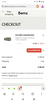 ALJAHORVAT15 coupon verification screenshot