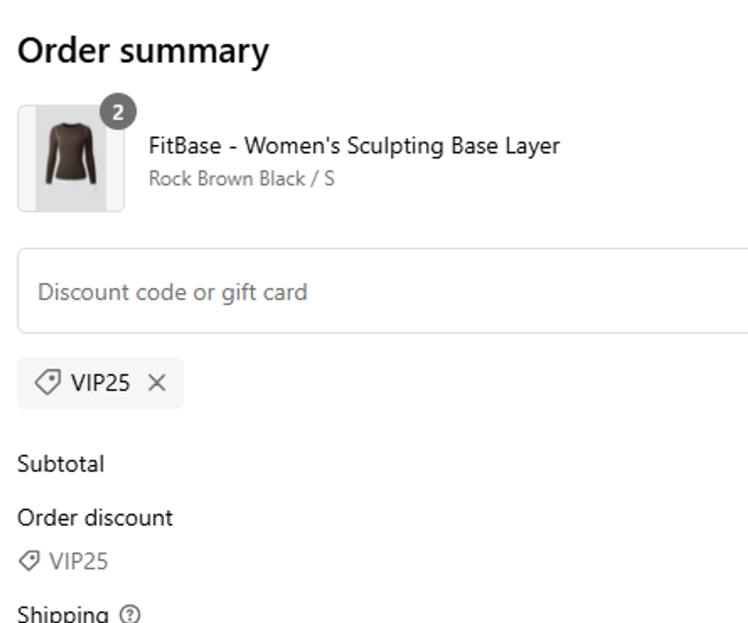 Beneunder coupon code screenshot showing code VIP25 applied at Beneunder checkout page. Uploaded by SimplyCodes community member CleverLynx5188 on Dec 25, 2024