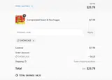 SHOWCASE coupon verification screenshot