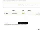 FALLBENJ15 coupon verification screenshot