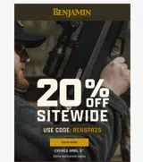 BENSPR25 coupon verification screenshot