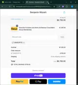 SAVEOFF15 coupon verification screenshot