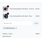BENNYDISGUISE coupon verification screenshot