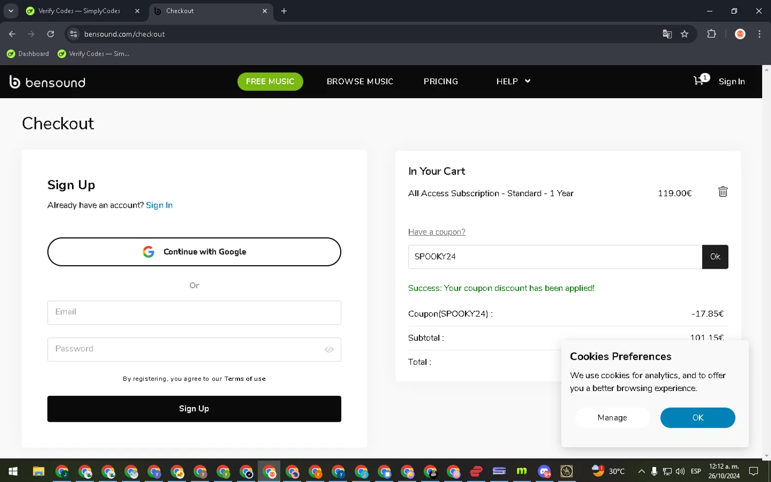 how to use Bitwig coupons