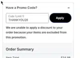 Bentley Falcons coupon verification screenshot